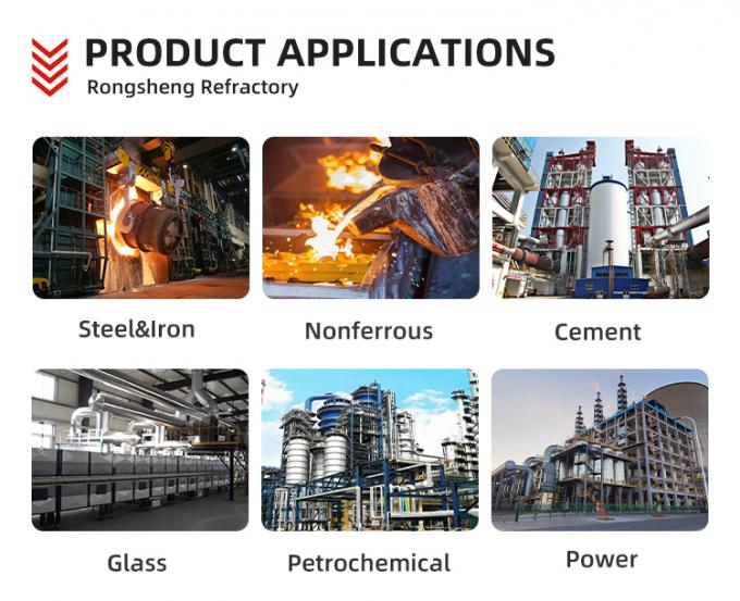 উচ্চ অ্যালুমিনিয়াম ইট উচ্চ তাপমাত্রা চুল্লি মেসোনারি জন্য তিন টুকরা অগ্নিসংক্রান্ত ইট পাতলা 0