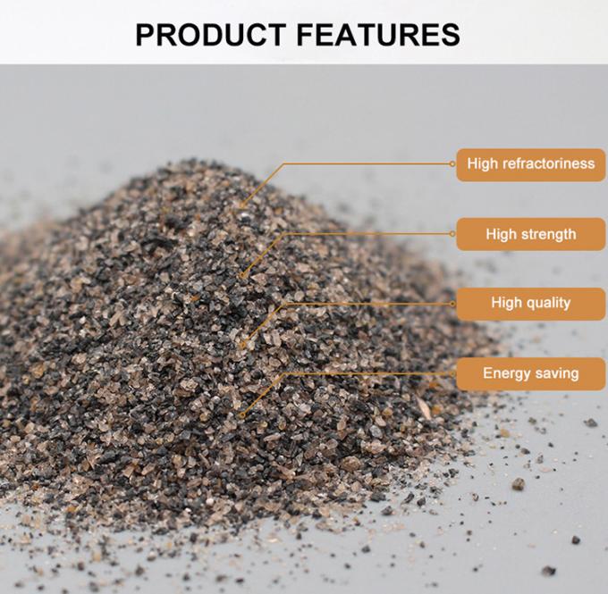 ৫৬-৫৮% Al2o3 অগ্নি প্রতিরোধী অ্যান্ডালুসাইট দাম ০-১ মিমি-১-৩ মিমি-২০০ জাল অগ্নি প্রতিরোধী কাঁচামাল 1