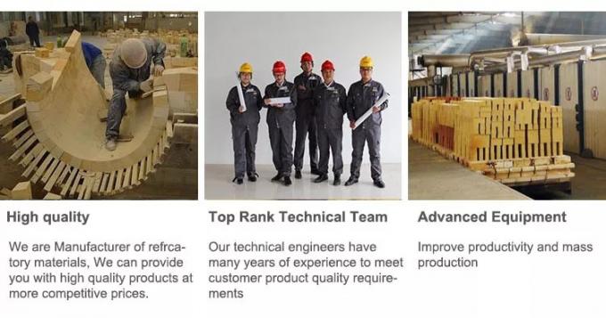 ইন্ডাস্ট্রিয়াল ফার্নেস সাসপেন্ডেড ফায়ার ইট চমৎকার তাপীয় শক প্রতিরোধের অগ্নি প্রতিরোধী উচ্চ অ্যালুমিনিয়াম অ্যাঙ্কর ইট গরম চুলা জন্য 2