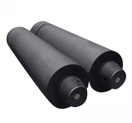 ডায়া 75mm-700mm কার্বন ইলেকট্রোড ব্লক গ্রাফাইট ইলেকট্রোড উহপ আর্ক ফার্নেসের জন্য