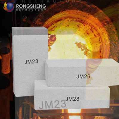 Rongsheng Jm23 Jm26 Jm28 Jm30 লাইটওয়েট তাপ-প্রতিরোধী ইট মুলাইট ইনসুলেটিং রিফ্র্যাক্টরি ফায়ার ব্রিকস ফার্নেস এবং বয়লারের জন্য