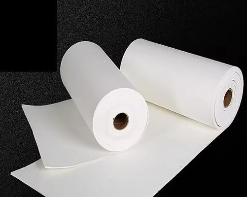 0.3-15mm বেধ অ্যালুমিনিয়াম সিলিক্যাট ফাইবার কাগজ 1260 তাপ নিরোধক সিরামিক ফাইবার কাগজ
