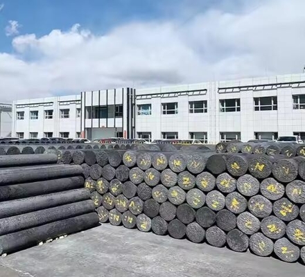 Rp গ্রাফাইট ইলেক্ট্রোড রড Hp150mm 250mm 350mm 450mm আর্ক ফার্নেস হিমায়ন Uhp গ্রেড