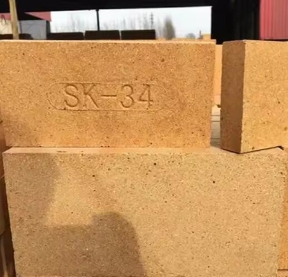 অ্যালুমিনিয়াম ফায়ার ইটস SK34 SK36 SK38 SK40 রোটারি ওভেনের জন্য অ্যালুমিনিয়াম উচ্চ অ্যালুমিনিয়াম ইট