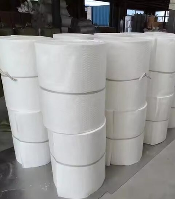 ওভেন তাপ নিরোধক উপাদান 1260 সিরামিক ফাইবার ডিক 128kg/M3 160kg/M3 অ্যালুমিনিয়াম সিলিক্যাট ফাইবার ডিক