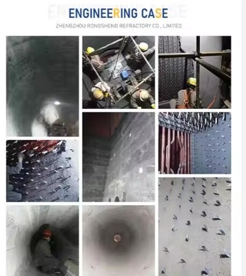 উচ্চ তাপমাত্রা চুলা অগ্নি প্রতিরোধী কাস্টাবল অতি উচ্চ-শক্তি ন্যানো গ্রেড নিরোধক
