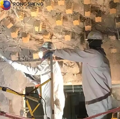 ইন্ডাস্ট্রিয়াল ফার্নেস সাসপেন্ডেড ফায়ার ইট চমৎকার তাপীয় শক প্রতিরোধের অগ্নি প্রতিরোধী উচ্চ অ্যালুমিনিয়াম অ্যাঙ্কর ইট গরম চুলা জন্য