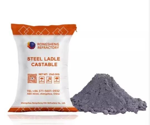 High Erosion Resistance Steel Ladle Castables High Alumina Castable Refractory Lining For Electric Arch Furnace