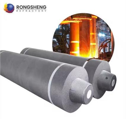 Dia 100-750mm উচ্চ মানের গ্রাফাইট ইলেক্ট্রোড L1800-2700mm UHP HP RP কার্বন গ্রাফাইট ইলেক্ট্রোড Eaf Lf চুল্লি জন্য
