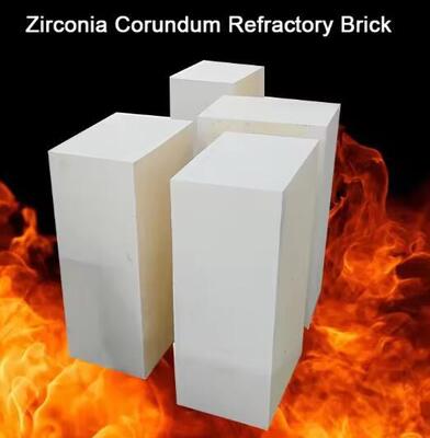 Rongsheng Wear-Resistant Brick Fused Cast Azs Block Casting Zirconia Corundum Refractory Bricks For Glass Furnace