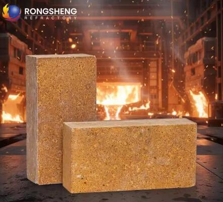 উচ্চ তাপমাত্রা রিফ্র্যাক্টরি ম্যাগনেসিয়াম ইট চমৎকার স্ল্যাগ প্রতিরোধ ক্ষমতা সিন্টার্ড ম্যাগনেসিয়া ইট স্টিল ফার্নেস লাইনিংয়ের জন্য