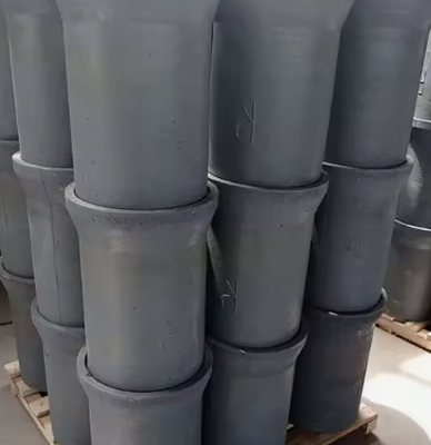 কারখানার সরবরাহ বড় সিক ক্রুজিবল 50kg 350kg সিলিকন কার্বাইড পট Sagger সিলিকন কার্বাইড ক্রুজিবল ঢালাই লোহা গলানোর জন্য